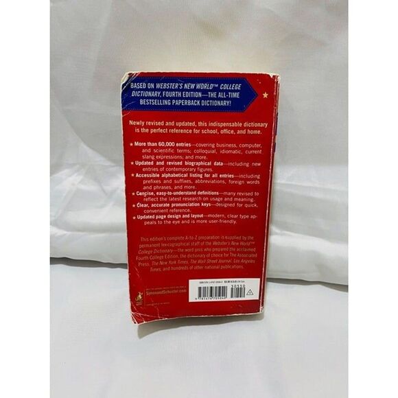 Webster's New World Dictionary Revised 4th Edition 2003 by Pocket Books - Picture 3 of 7